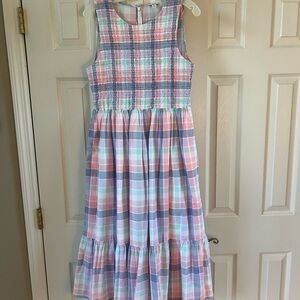 J. Crew Women's Pastel Plaid Casual Dress